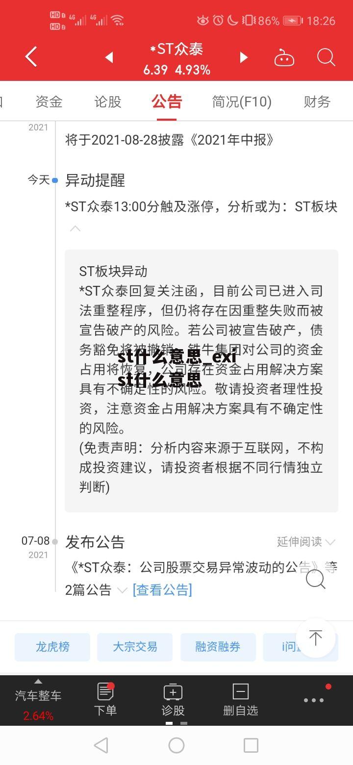 st什么意思_exist什么意思