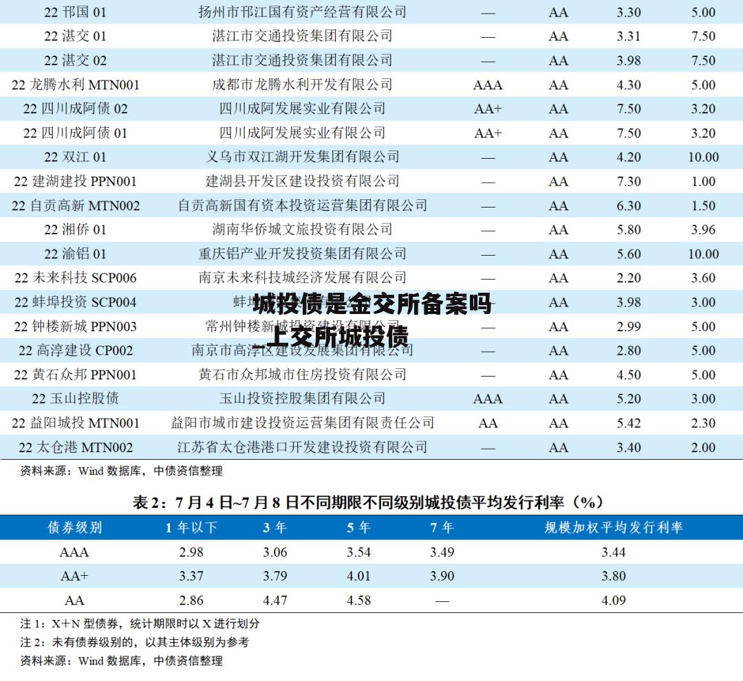 城投债是金交所备案吗_上交所城投债