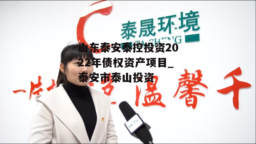 山东泰安泰控投资2022年债权资产项目_泰安市泰山投资