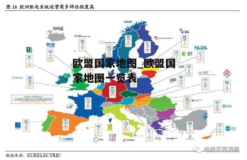 欧盟国家地图_欧盟国家地图一览表