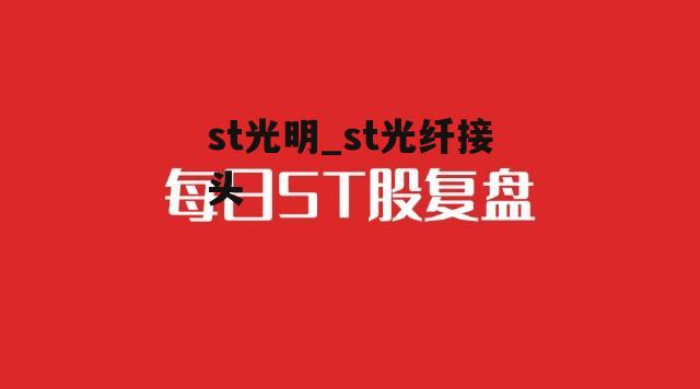 st光明_st光纤接头