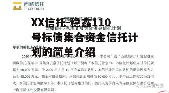 XX信托-稳鑫110号标债集合资金信托计划的简单介绍