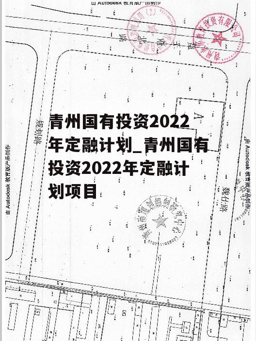 青州国有投资2022年定融计划_青州国有投资2022年定融计划项目