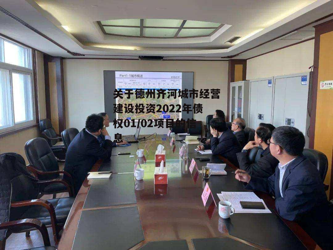 关于德州齐河城市经营建设投资2022年债权01/02项目的信息