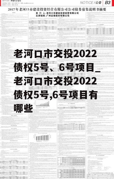 老河口市交投2022债权5号、6号项目_老河口市交投2022债权5号,6号项目有哪些