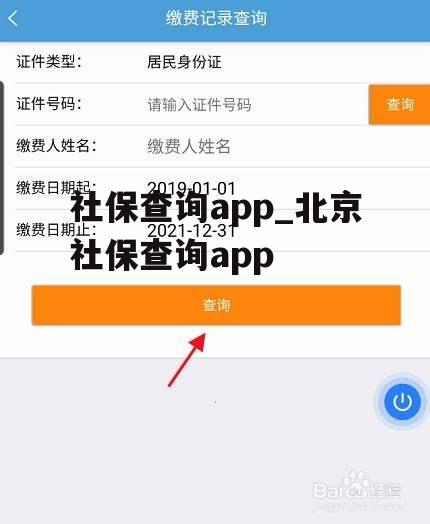 社保查询app_北京社保查询app