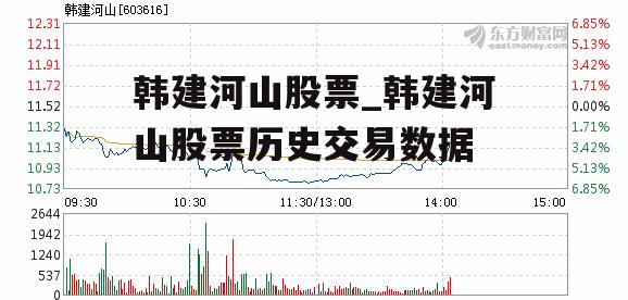 韩建河山股票_韩建河山股票历史交易数据