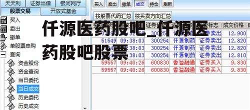 仟源医药股吧_仟源医药股吧股票