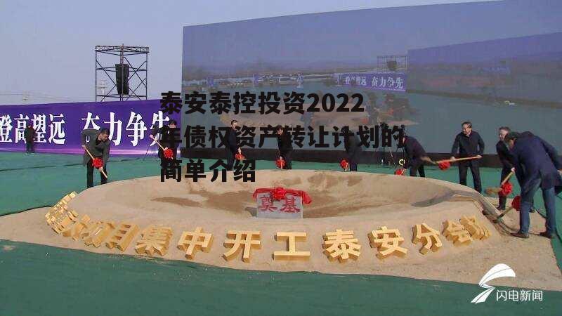 泰安泰控投资2022年债权资产转让计划的简单介绍