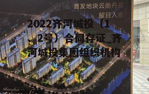 2022齐河城投（1、2号）合同存证_齐河城投集团组织机构