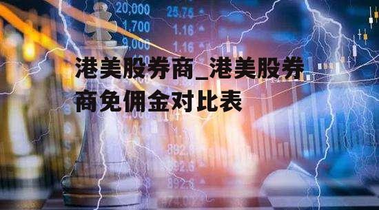 港美股券商_港美股券商免佣金对比表