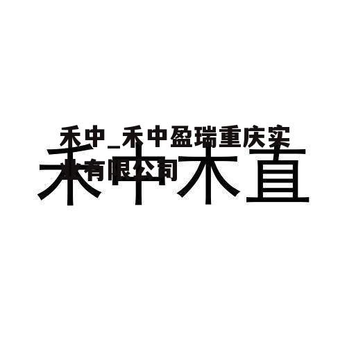 禾中_禾中盈瑞重庆实业有限公司