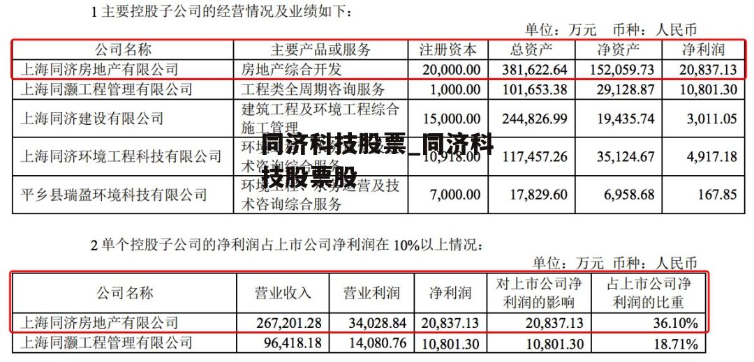 同济科技股票_同济科技股票股