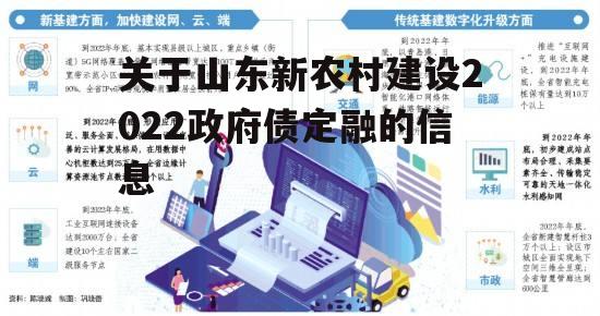 关于山东新农村建设2022政府债定融的信息