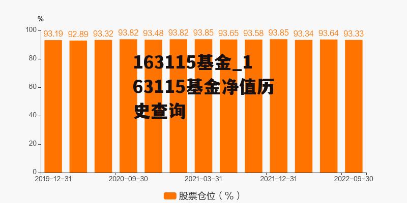 163115基金_163115基金净值历史查询