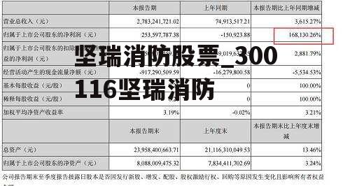 坚瑞消防股票_300116坚瑞消防