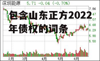 包含山东正方2022年债权的词条