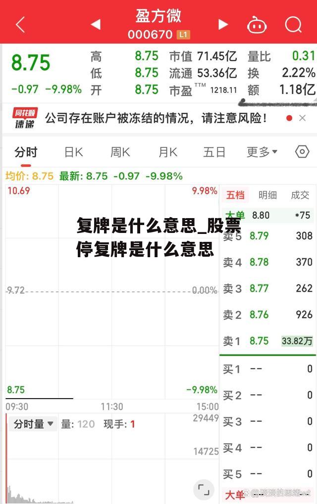 复牌是什么意思_股票停复牌是什么意思