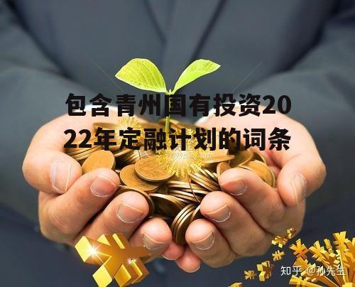 包含青州国有投资2022年定融计划的词条