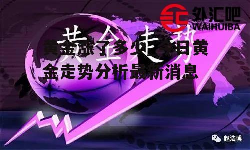 黄金涨了多少_今日黄金走势分析最新消息