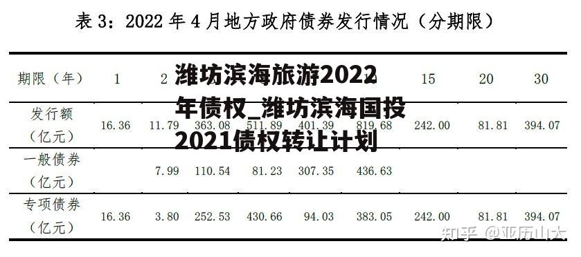 潍坊滨海旅游2022年债权_潍坊滨海国投2021债权转让计划