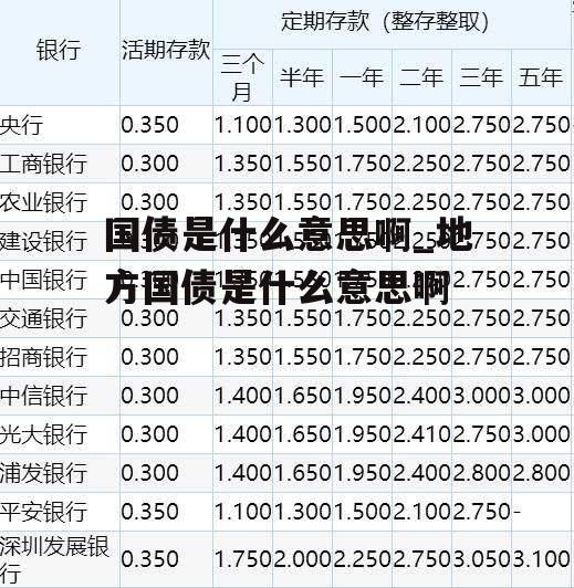 国债是什么意思啊_地方国债是什么意思啊