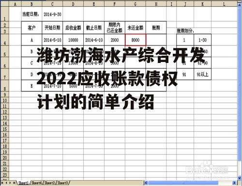 潍坊渤海水产综合开发2022应收账款债权计划的简单介绍