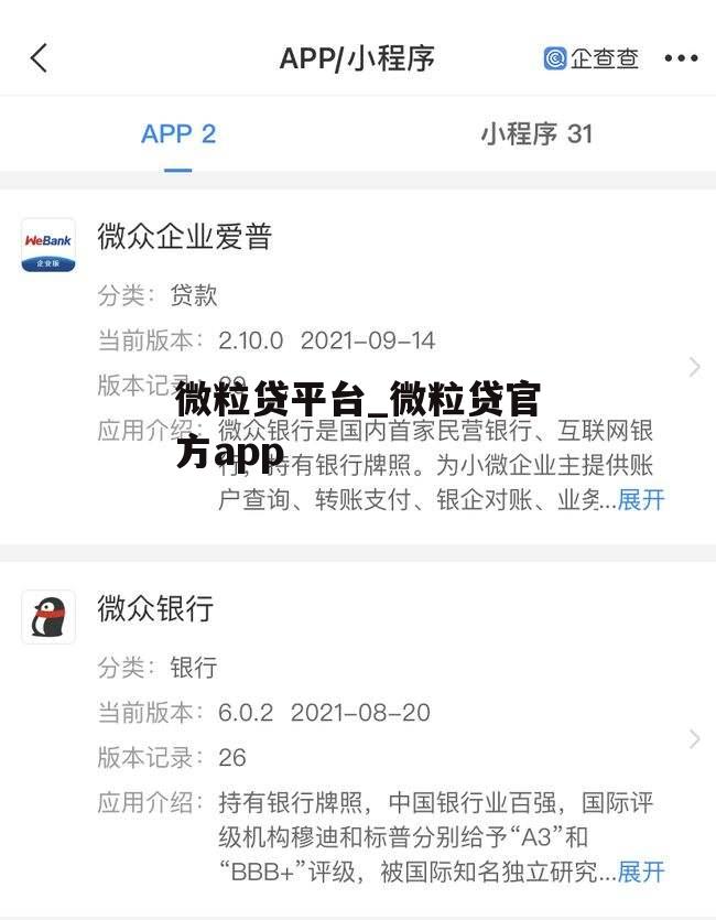 微粒贷平台_微粒贷官方app