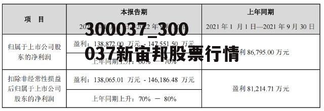 300037_300037新宙邦股票行情