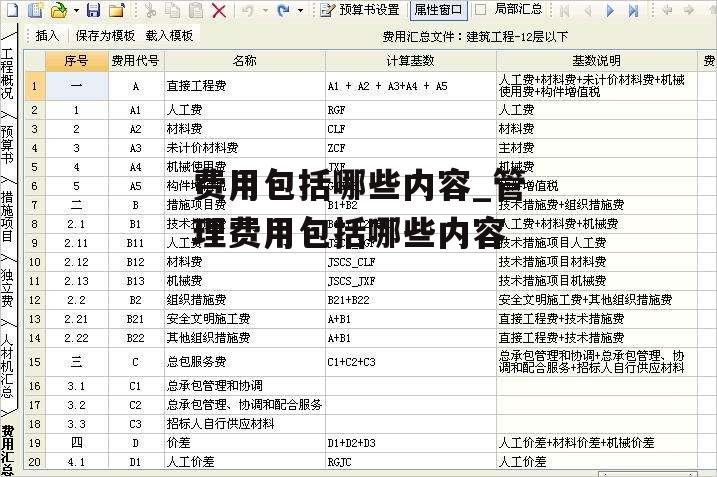 费用包括哪些内容_管理费用包括哪些内容