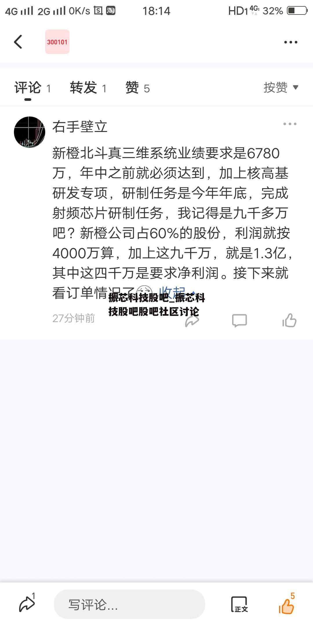 振芯科技股吧_振芯科技股吧股吧社区讨论