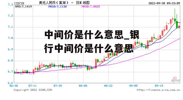 中间价是什么意思_银行中间价是什么意思