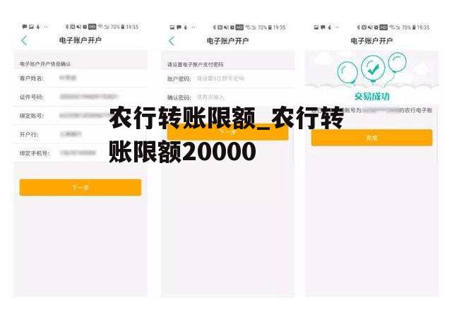 农行转账限额_农行转账限额20000