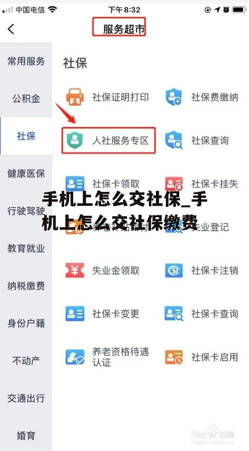 手机上怎么交社保_手机上怎么交社保缴费