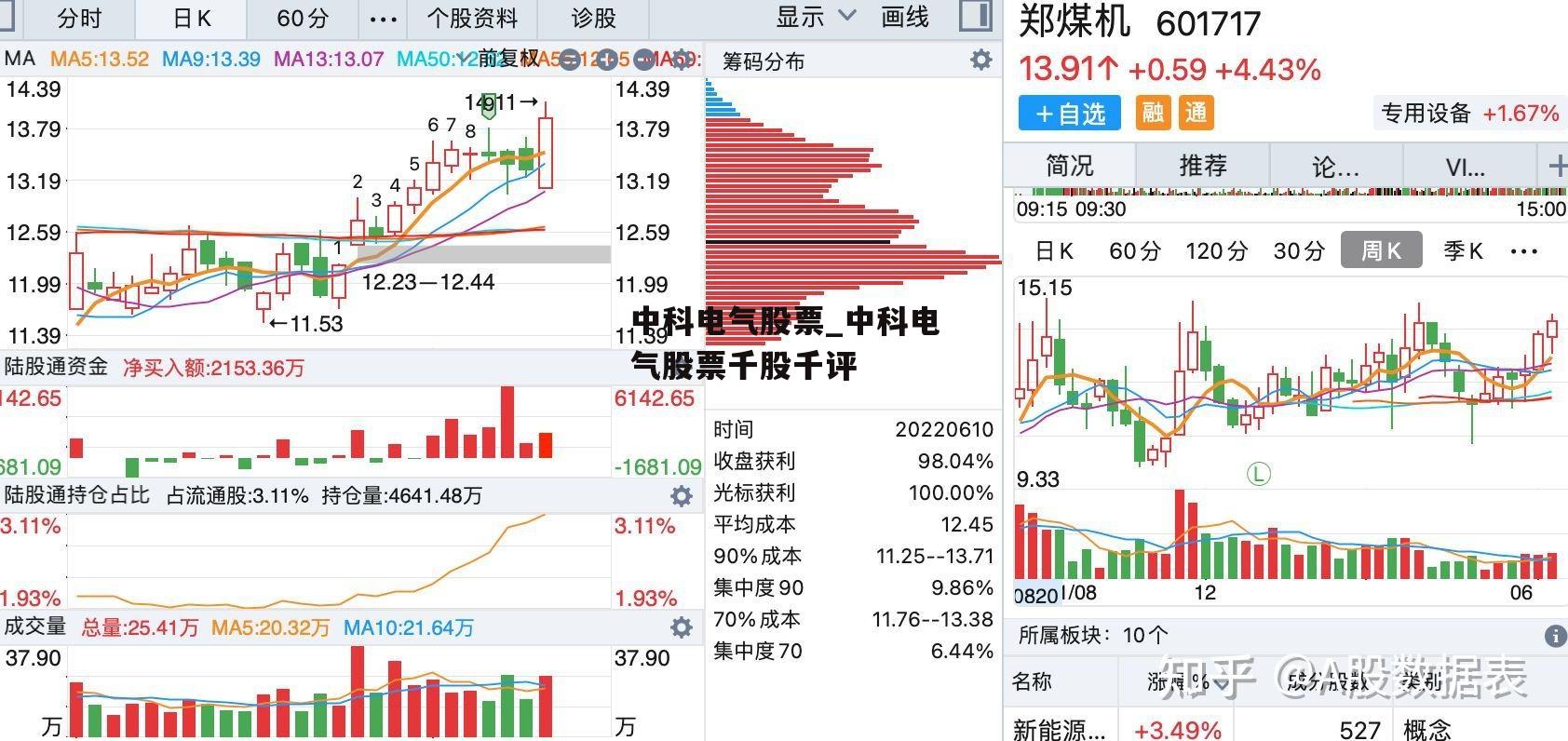 中科电气股票_中科电气股票千股千评