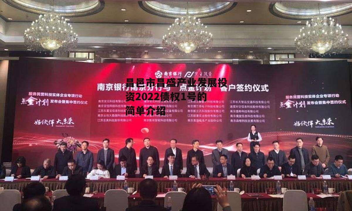 昌邑市昌盛产业发展投资2022债权1号的简单介绍