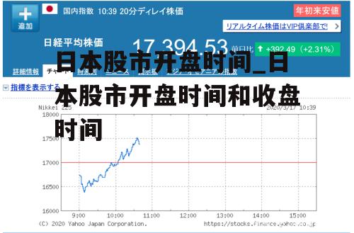 日本股市开盘时间_日本股市开盘时间和收盘时间