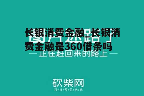 长银消费金融_长银消费金融是360借条吗