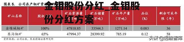 金钼股份分红_金钼股份分红方案