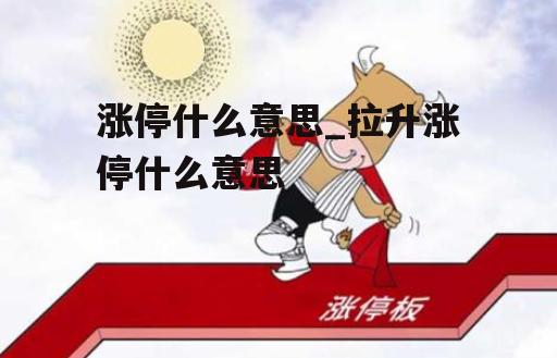 涨停什么意思_拉升涨停什么意思