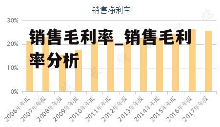 销售毛利率_销售毛利率分析