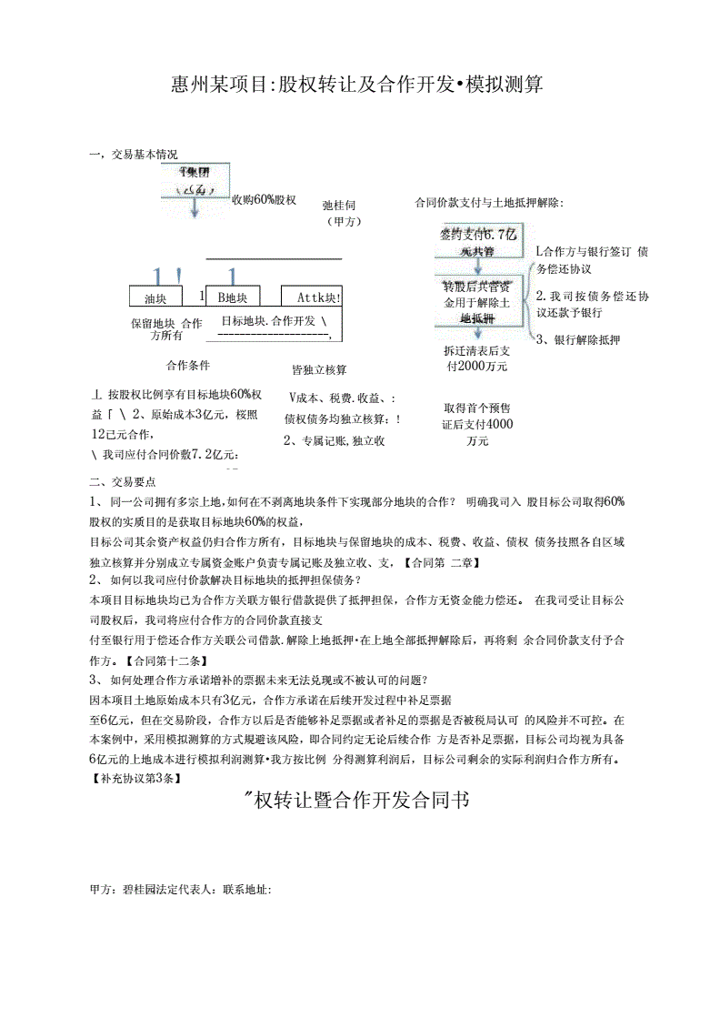 股权合作协议书_股权合作协议书模板