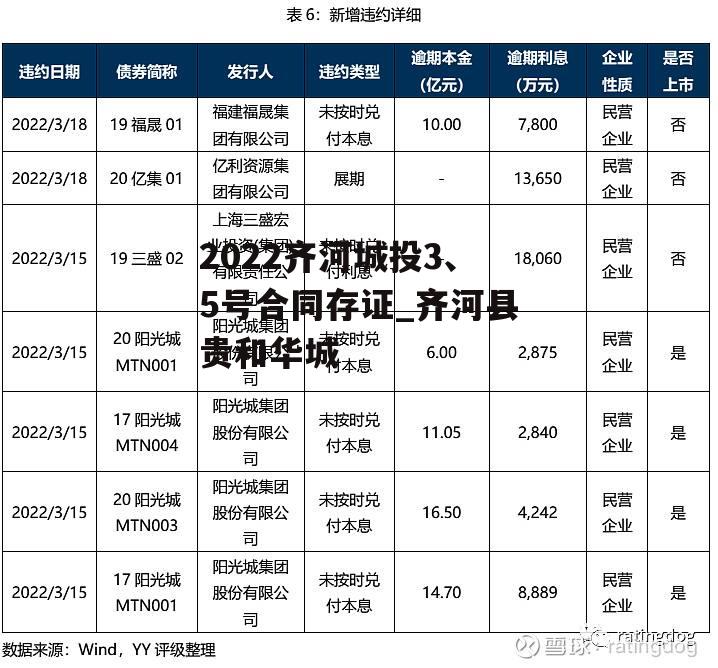 2022齐河城投3、5号合同存证_齐河县贵和华城