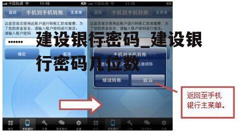 建设银行密码_建设银行密码几位数