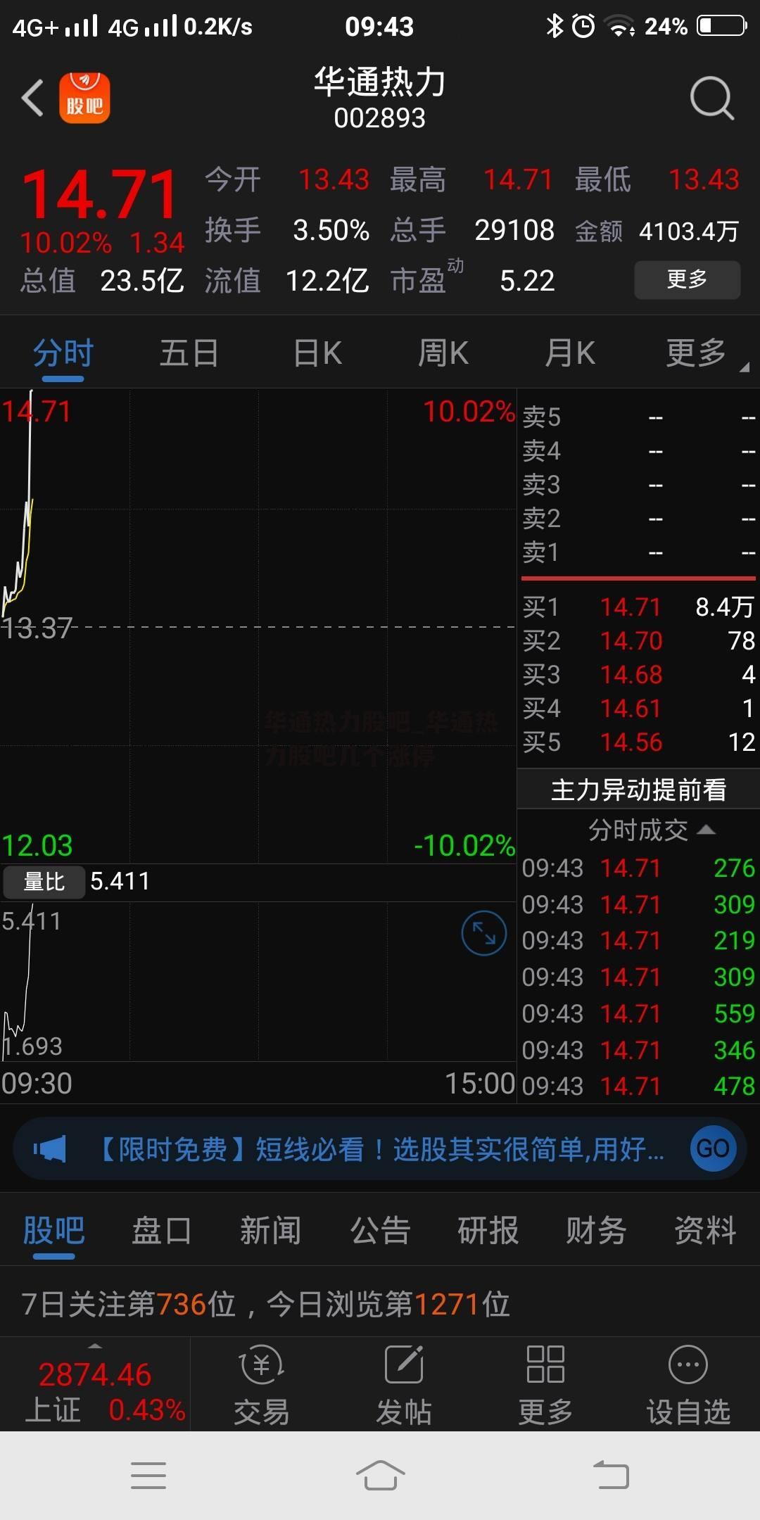 华通热力股吧_华通热力股吧几个涨停