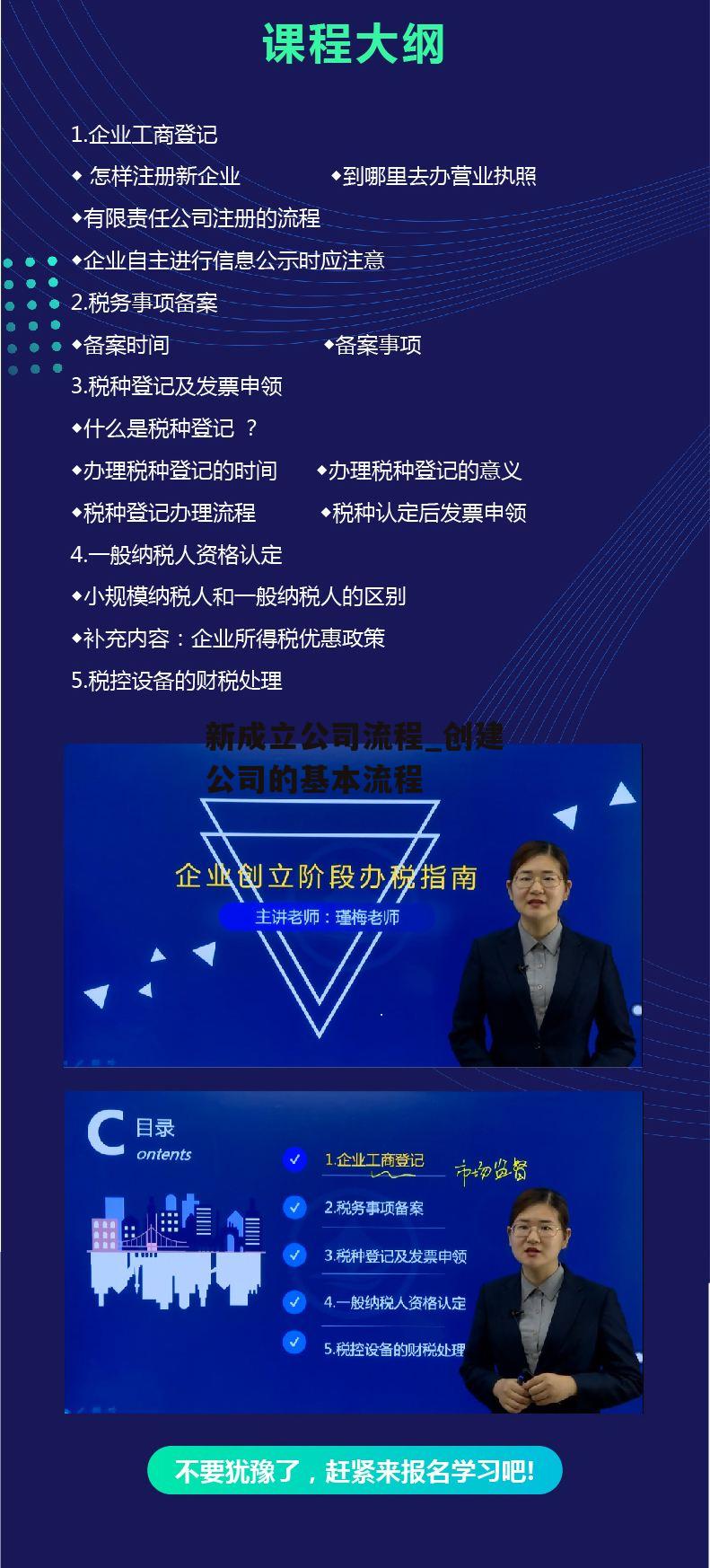 新成立公司流程_创建公司的基本流程