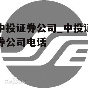 中投证券公司_中投证券公司电话