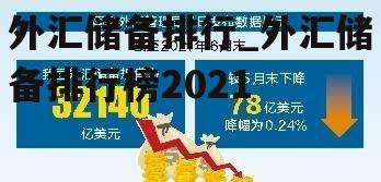 外汇储备排行_外汇储备排行榜2021