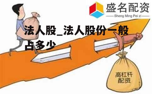 法人股_法人股份一般占多少