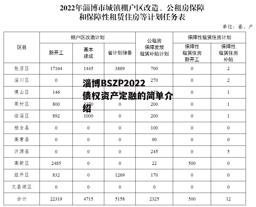 淄博BSZP2022债权资产定融的简单介绍